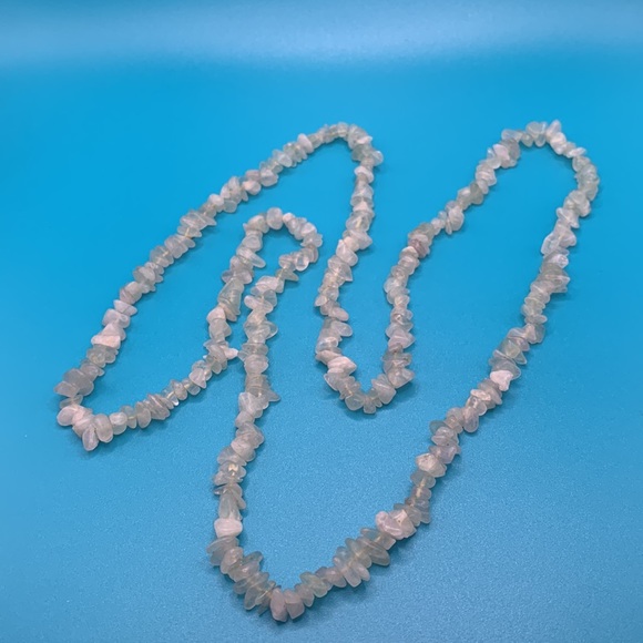 Vintage Long Moonstone Necklace - Picture 3 of 3